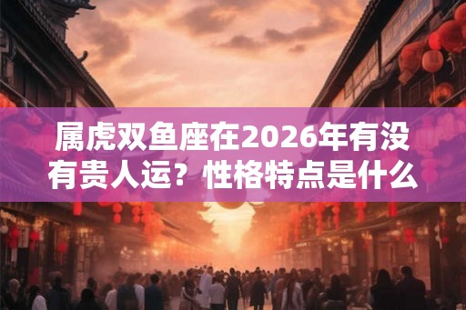 属虎双鱼座在2026年有没有贵人运？性格特点是什么？