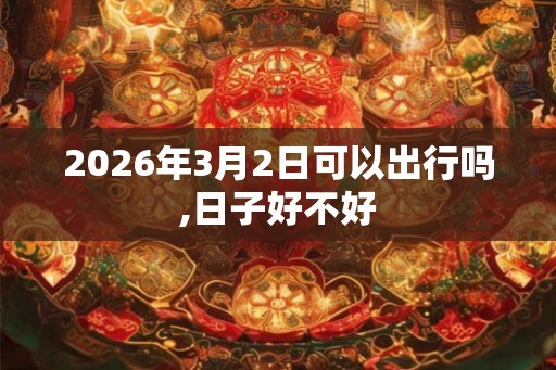 2026年3月2日可以出行吗,日子好不好