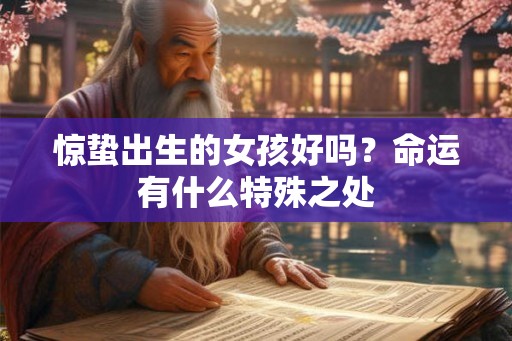 惊蛰出生的女孩好吗？命运有什么特殊之处