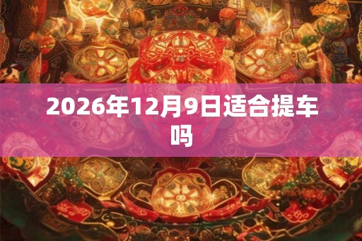 2026年12月9日适合提车吗