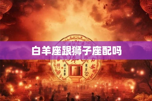 白羊座跟狮子座配吗