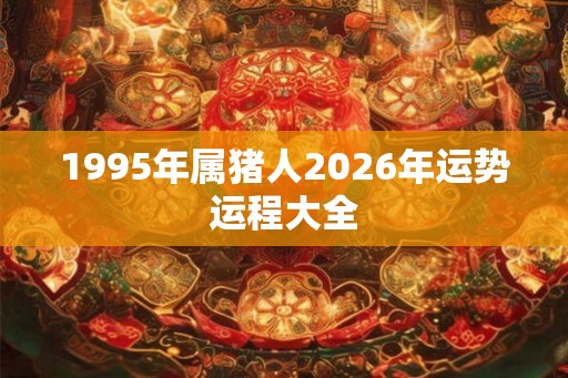 1995年属猪人2026年运势运程大全