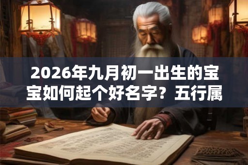 2026年九月初一出生的宝宝如何起个好名字？五行属什么？