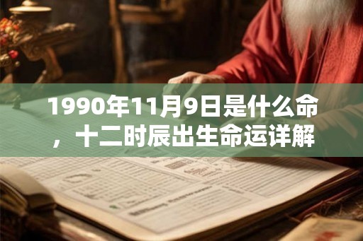 1990年11月9日是什么命，十二时辰出生命运详解