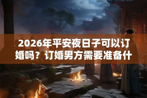 2026年平安夜日子可以订婚吗？订婚男方需要准备什么？