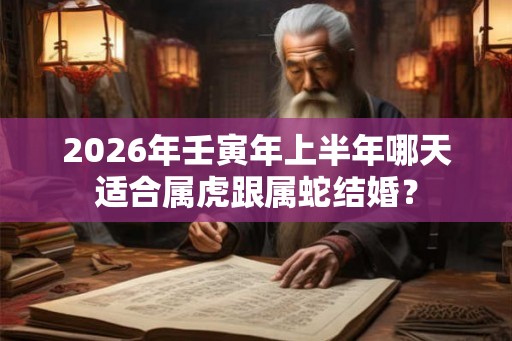 2026年壬寅年上半年哪天适合属虎跟属蛇结婚？