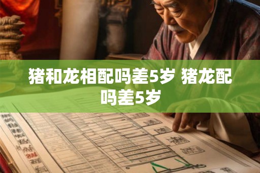 猪和龙相配吗差5岁 猪龙配吗差5岁