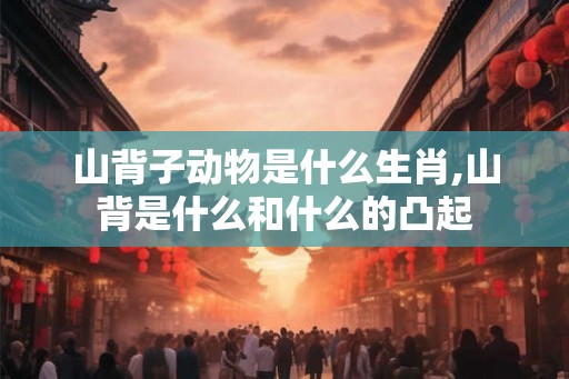 山背子动物是什么生肖,山背是什么和什么的凸起