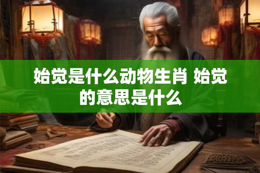 始觉是什么动物生肖 始觉的意思是什么 始觉是什么动物生肖 始觉的意思是什么