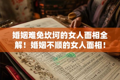 婚姻难免坎坷的女人面相全解！婚姻不顺的女人面相！
