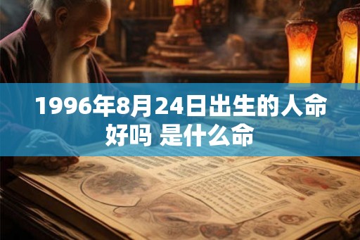 1996年8月24日出生的人命好吗 是什么命