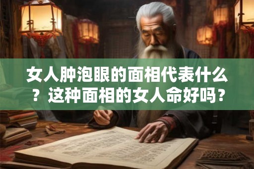 女人肿泡眼的面相代表什么？这种面相的女人命好吗？