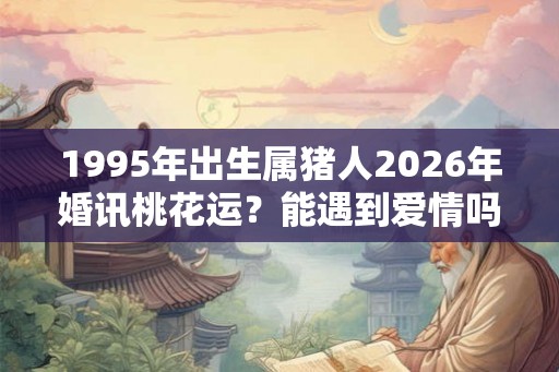 1995年出生属猪人2026年婚讯桃花运？能遇到爱情吗？