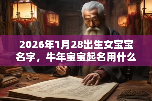 2026年1月28出生女宝宝名字，牛年宝宝起名用什么字？