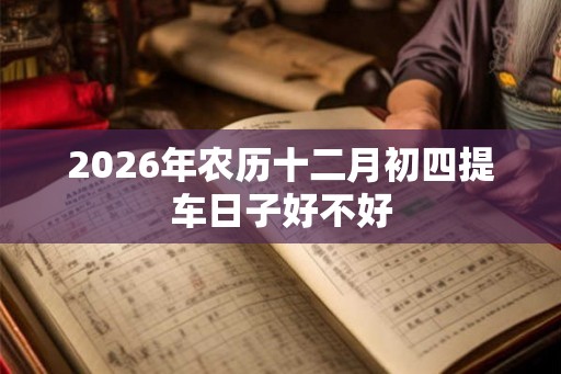 2026年农历十二月初四提车日子好不好 2026年农历十二月初四提车日子好不好