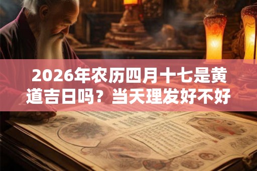 2026年农历四月十七是黄道吉日吗?当天理发好不好? 2026年农历四月十七是黄道吉日吗?当天理发好不好?