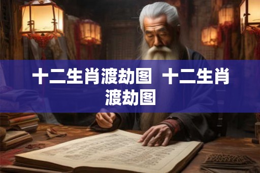 十二生肖渡劫图  十二生肖渡劫图