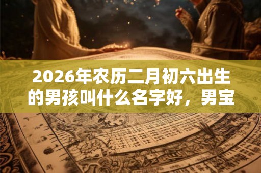 2026年农历二月初六出生的男孩叫什么名字好，男宝宝取名大全