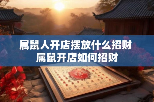 属鼠人开店摆放什么招财 属鼠开店如何招财