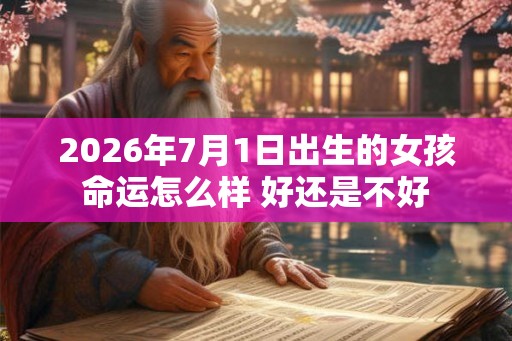 2026年7月1日出生的女孩命运怎么样 好还是不好 2026年7月1日出生的女孩命运怎么样 好还是不好