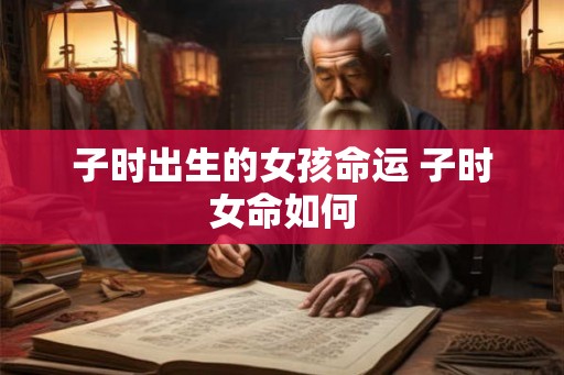 子时出生的女孩命运 子时女命如何