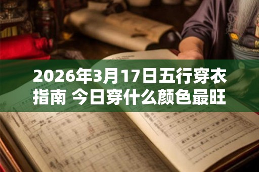 2026年3月17日五行穿衣指南 今日穿什么颜色最旺运