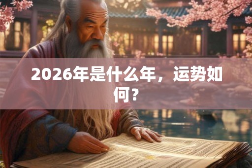 2026年是什么年,运势如何? 2026年是什么年,运势如何?