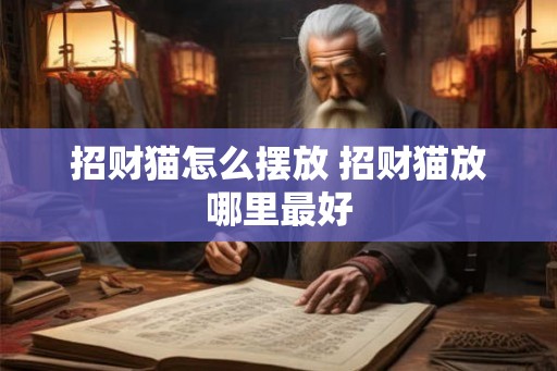 招财猫怎么摆放 招财猫放哪里最好