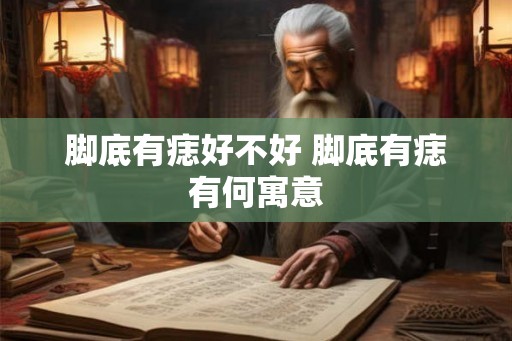 脚底有痣好不好 脚底有痣有何寓意 脚底有痣好不好 脚底有痣有何寓意