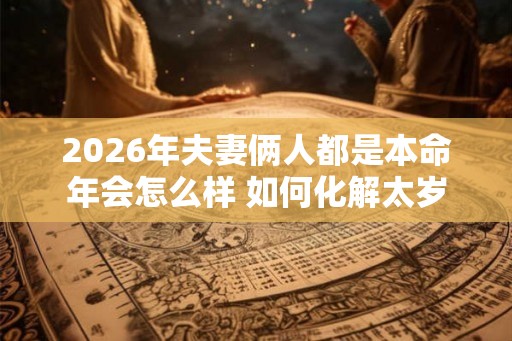 2026年夫妻俩人都是本命年会怎么样 如何化解太岁