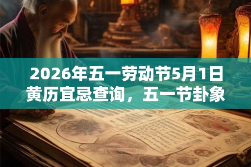 2026年五一劳动节5月1日黄历宜忌查询，五一节卦象占卜解析！