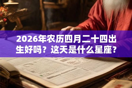 2026年农历四月二十四出生好吗？这天是什么星座？