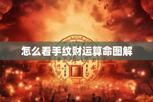 怎么看手纹财运算命图解