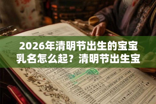 2026年清明节出生的宝宝乳名怎么起？清明节出生宝宝小名推荐