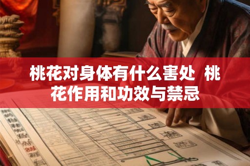 桃花对身体有什么害处 桃花作用和功效与禁忌 桃花对身体有什么害处 桃花作用和功效与禁忌