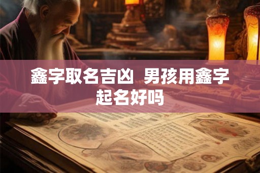 鑫字取名吉凶  男孩用鑫字起名好吗