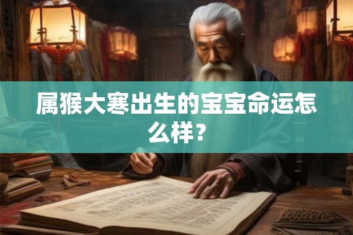属猴大寒出生的宝宝命运怎么样？