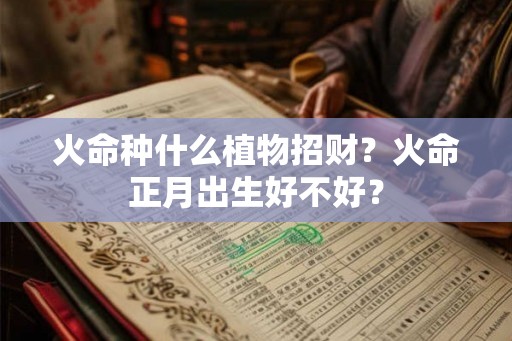 火命种什么植物招财?火命正月出生好不好? 火命种什么植物招财?火命正月出生好不好?