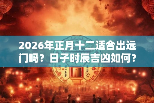 2026年正月十二适合出远门吗？日子时辰吉凶如何？