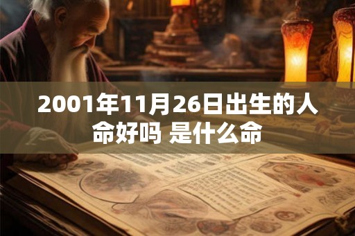2001年11月26日出生的人命好吗 是什么命 2001年11月26日出生的人命好吗 是什么命
