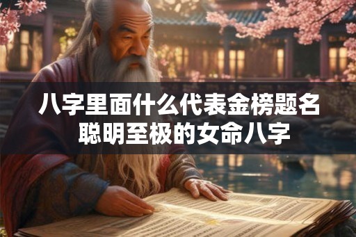 八字里面什么代表金榜题名 聪明至极的女命八字 八字里面什么代表金榜题名 聪明至极的女命八字
