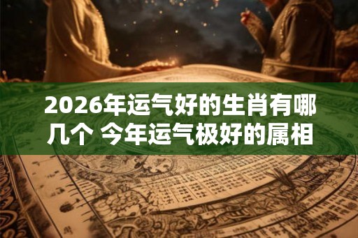 2026年运气好的生肖有哪几个 今年运气极好的属相