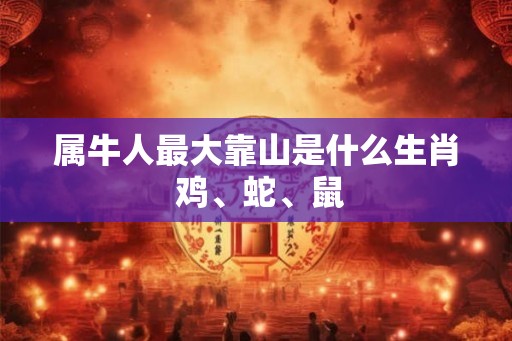 属牛人最大靠山是什么生肖 鸡、蛇、鼠 属牛人最大靠山是什么生肖 鸡、蛇、鼠