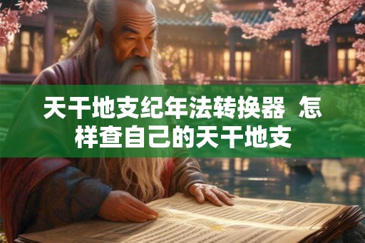 天干地支纪年法转换器 怎样查自己的天干地支 天干地支纪年法转换器 怎样查自己的天干地支