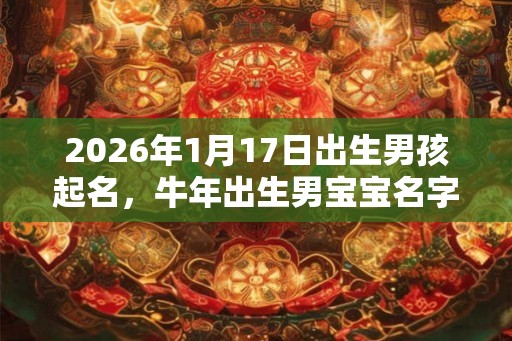 2026年1月17日出生男孩起名，牛年出生男宝宝名字