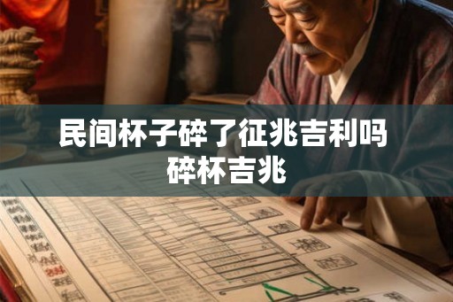 民间杯子碎了征兆吉利吗 碎杯吉兆 民间杯子碎了征兆吉利吗 碎杯吉兆