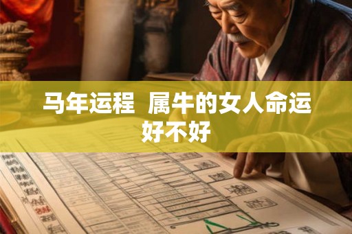 马年运程  属牛的女人命运好不好