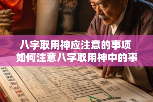 八字取用神应注意的事项 如何注意八字取用神中的事项 八字取用神应注意的事项 如何注意八字取用神中的事项