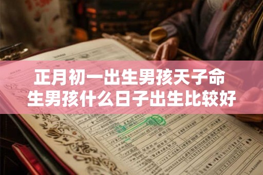 正月初一出生男孩天子命 生男孩什么日子出生比较好