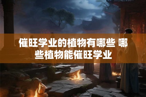 催旺学业的植物有哪些 哪些植物能催旺学业
